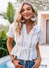 Boho Embroidered White Tunic Jazmin